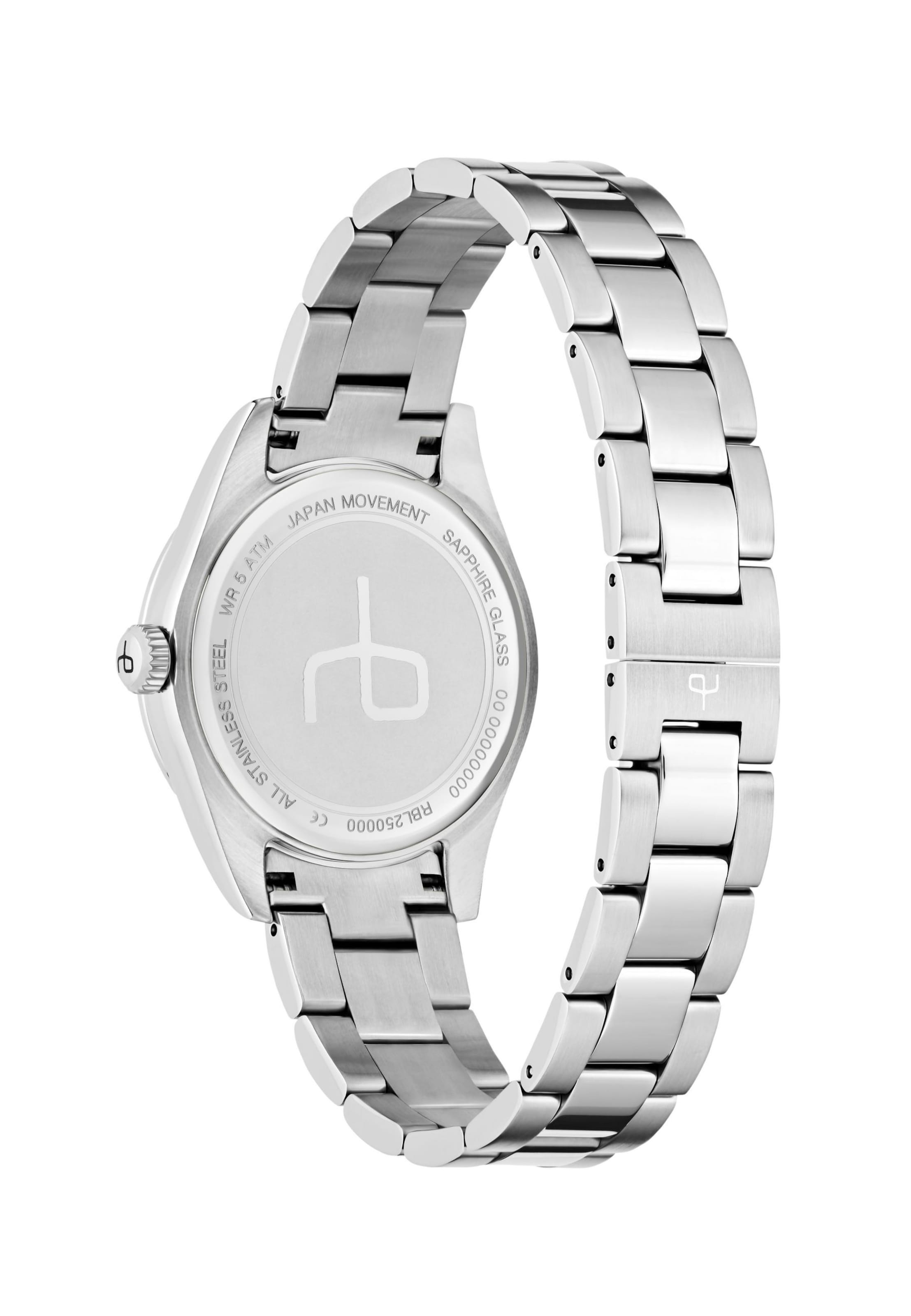 rag & bone Analog Watch ' Lex  ' in Silver
