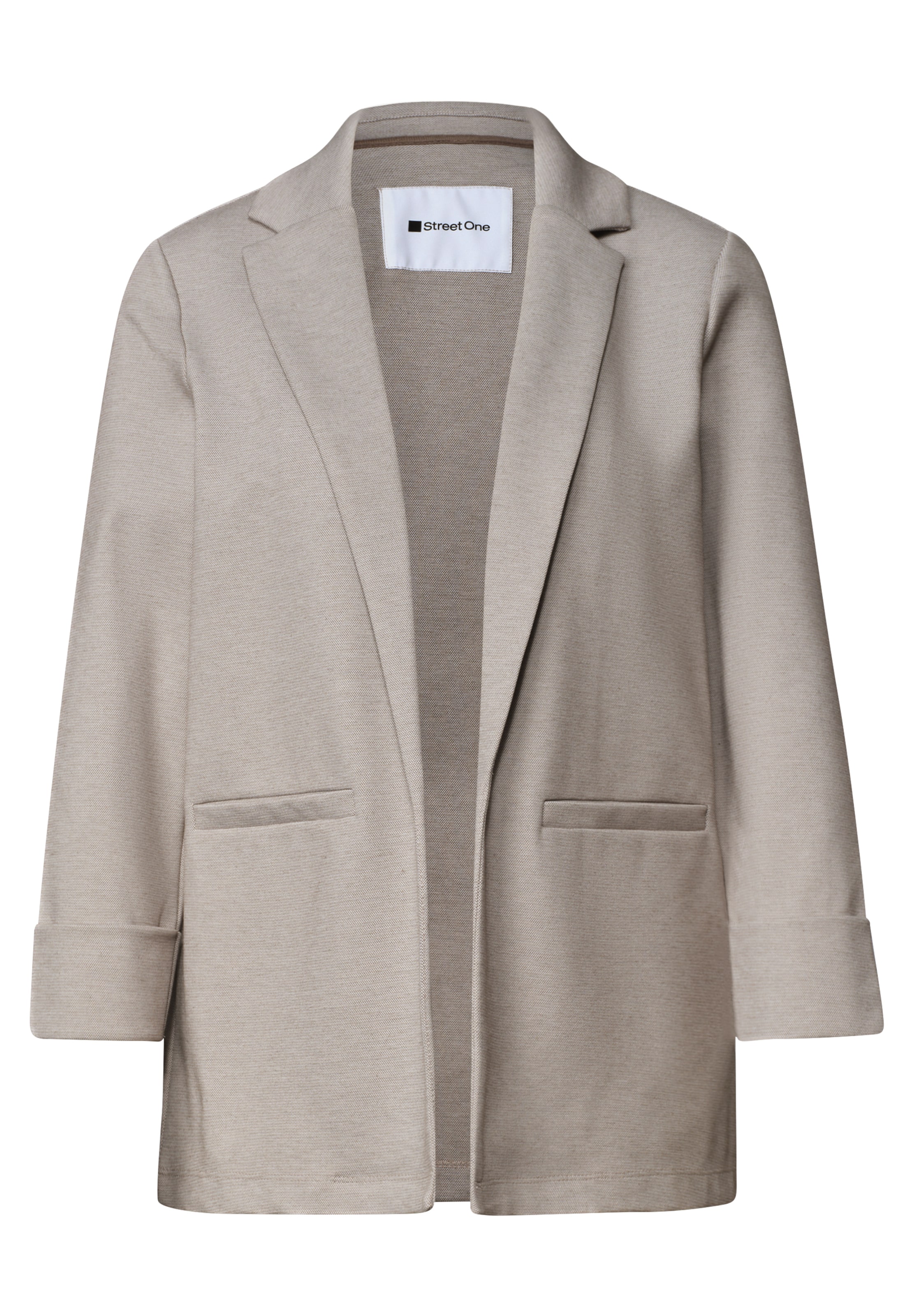 STREET ONE Blazer in Beige: Vorderseite