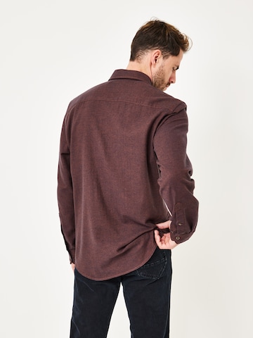 PADDOCKS Regular Fit Hemd in Braun