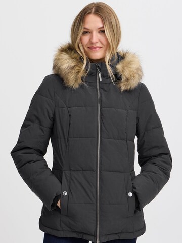 Fransa Winter Jacket 'Marna JA 2' in Grey: front