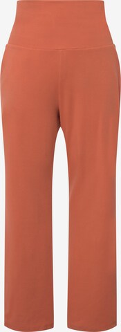 Ulla Popken Regular Broek in Oranje: voorkant