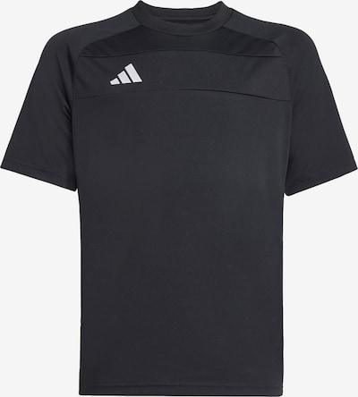 128 dydžio Sportiniai marškinėliai 'Tiro 25 Essentials' iš ADIDAS PERFORMANCE, spalva – juoda / balta, Prekių apžvalga