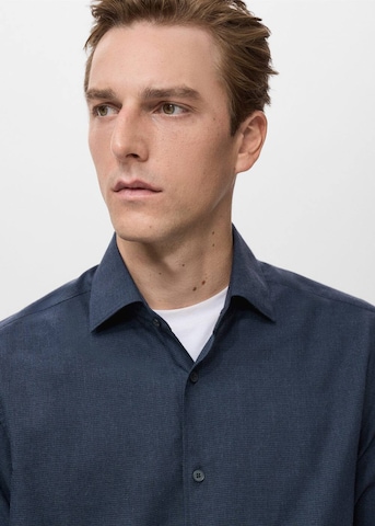 MANGO MAN Regular fit Button Up Shirt 'Veira' in Blue