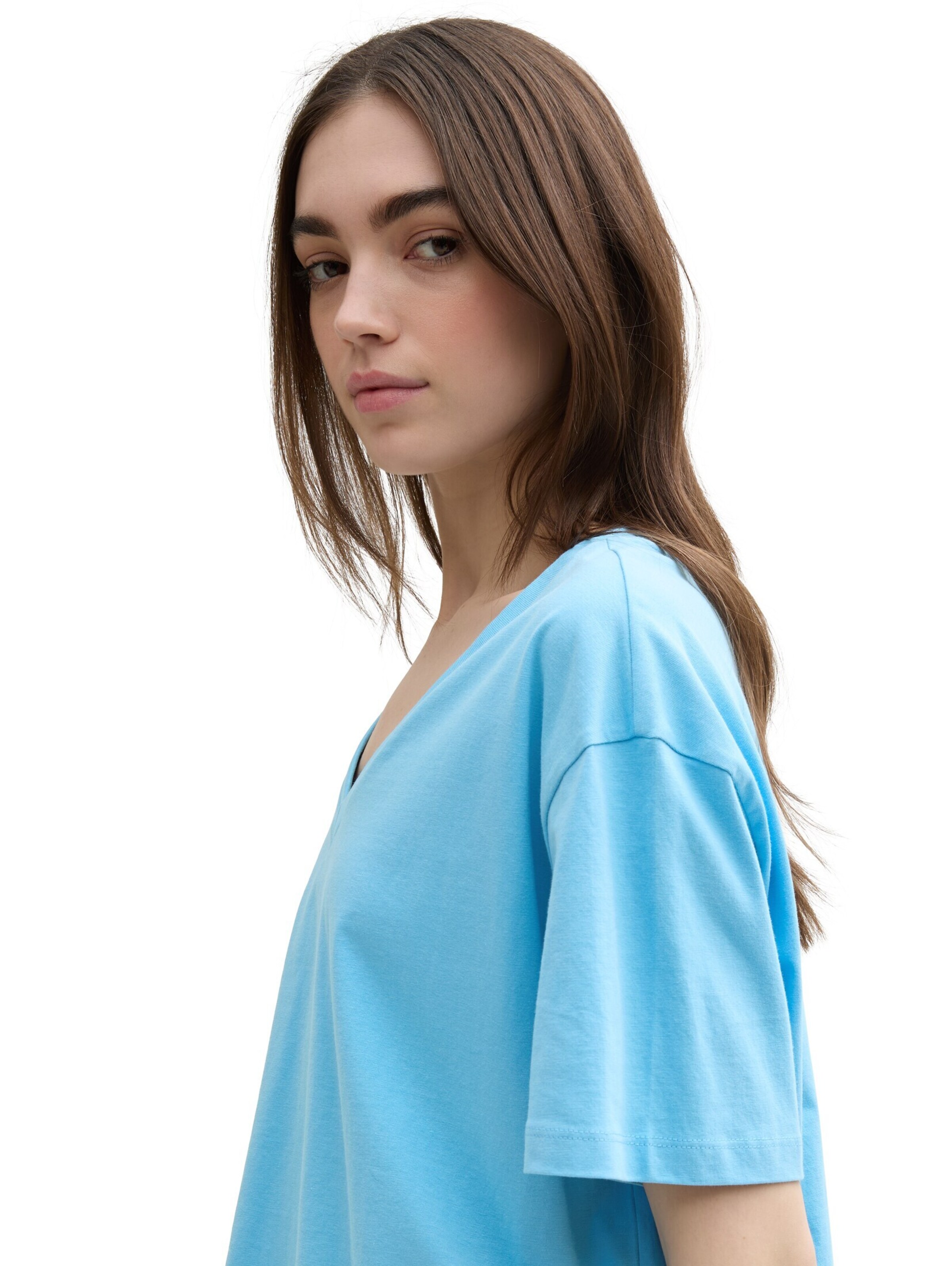 TOM TAILOR DENIM Shirt in Blauw