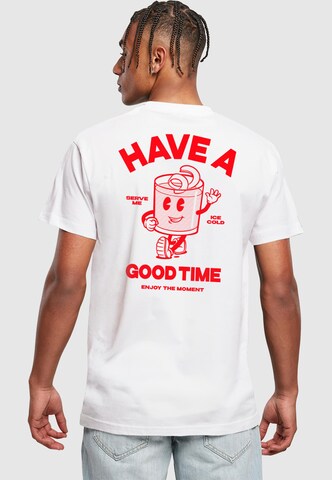 Mister Tee - Camiseta 'Good Time' en blanco: frente