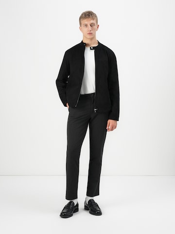 JACK & JONES - regular Pantalón chino 'JPSTOLLIE CONNOR' en negro