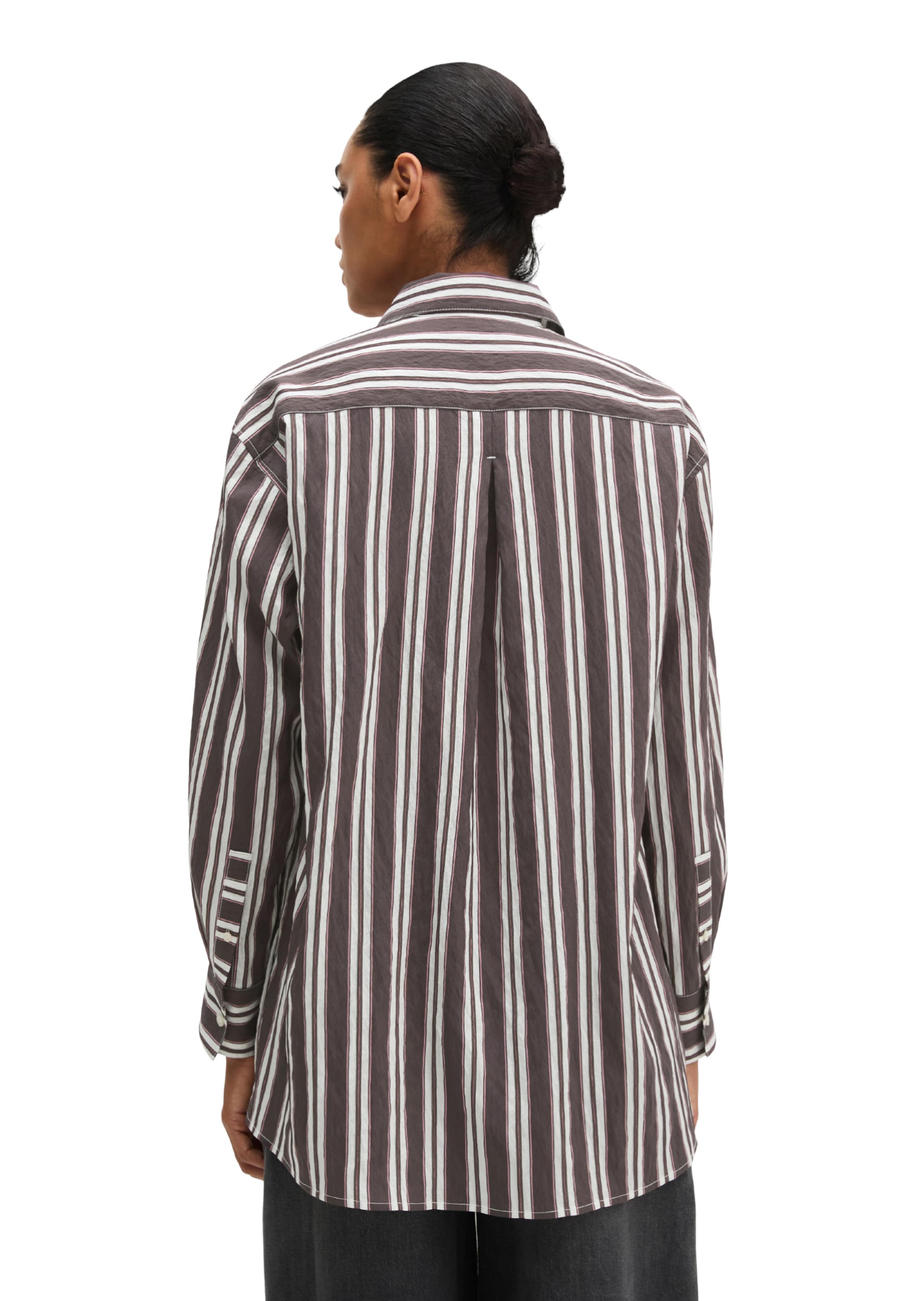 Marc O'Polo Bluse in Braun: Rückseite