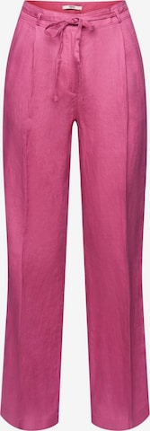 Pantalon à plis ESPRIT en violet : devant