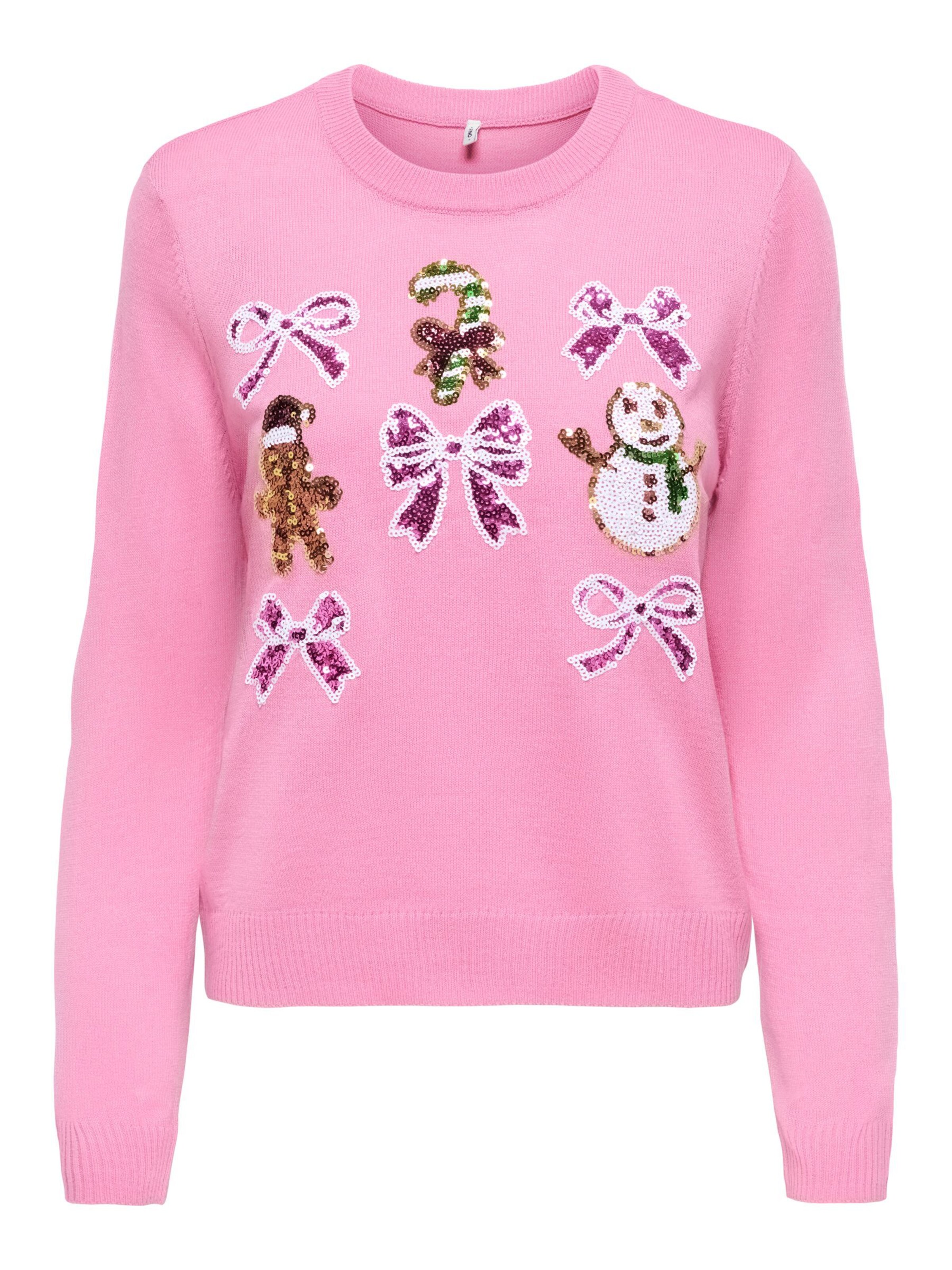 Pullover di ONLY in rosa: frontale