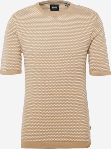 Only & Sons - Jersey 'TAPA' en beige: frente