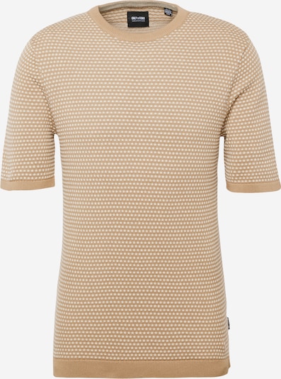 Only & Sons Pullover 'TAPA' em bege escuro / branco, Vista do produto