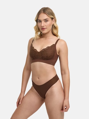 cfab (formerly creamy fabrics) Push-up BH in Bruin