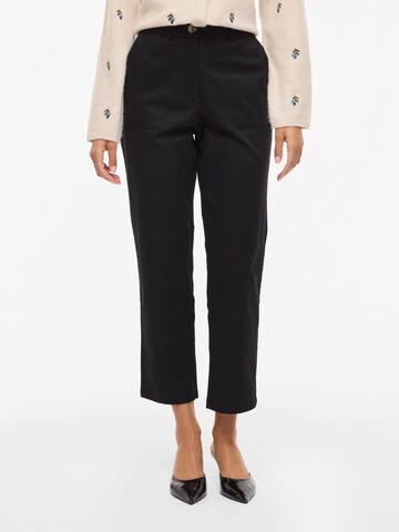 VILA Loose fit Pants 'VIRekka' in Black: front