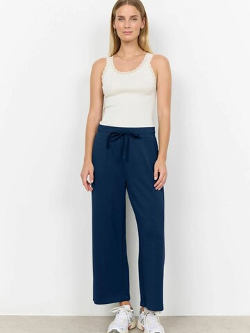 Soyaconcept Wide leg Broek ' SC_BANU ' in Blauw