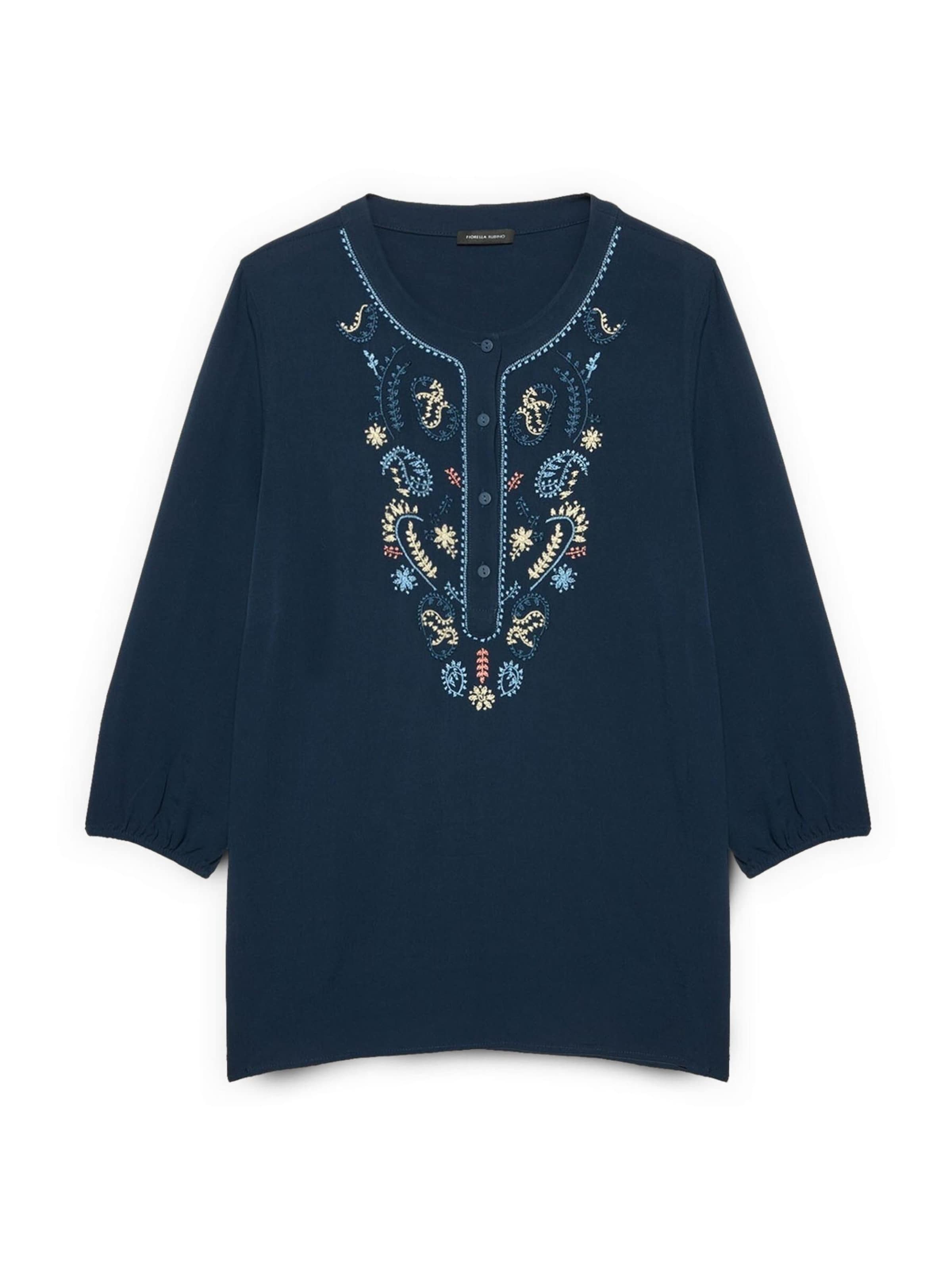 Fiorella Rubino Blouse in Blauw: voorkant