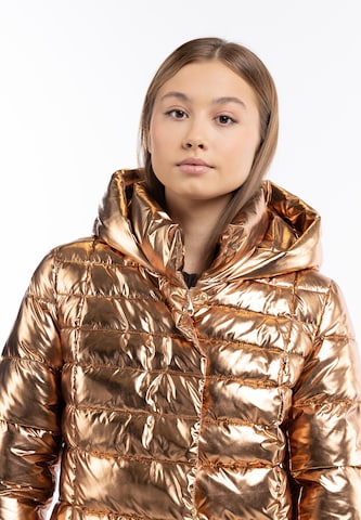 MYMO Χειμερινό παλτό σε χρυσό