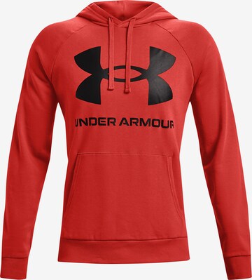 UNDER ARMOUR Sportsweatshirt 'Rival' in Orange: predná strana