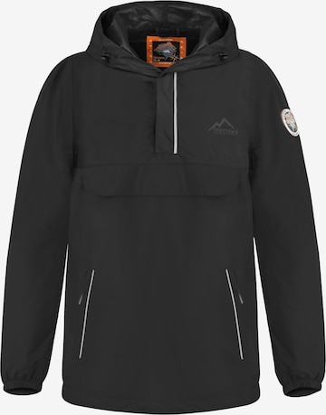 normani Outdoorjacke 'Nenana' in Schwarz: predná strana