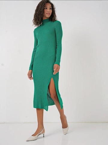 Bigdart Strickkleid 'Strickkleider'‌‌‌‌‌‌‌‌ in Grün: Vorderseite