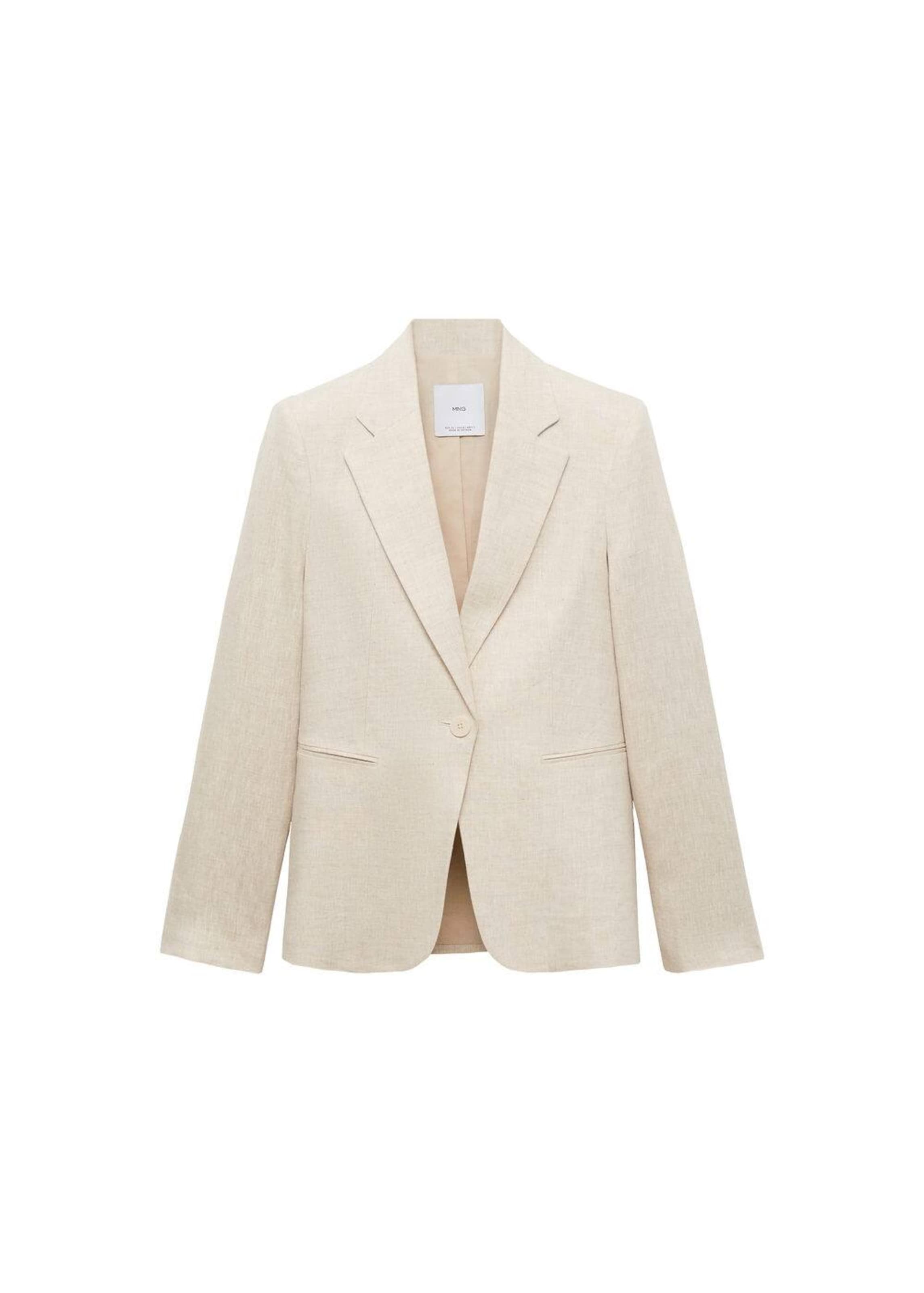 MANGO Blejzer 'Boreli' - Béžová: predná strana