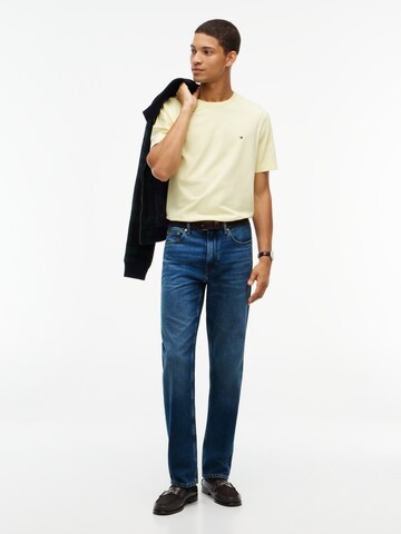 TOMMY HILFIGER Тениска 'ESS SEASONAL' в жълто: отпред