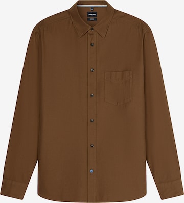 Regular fit Camicia di OLYMP in marrone: frontale