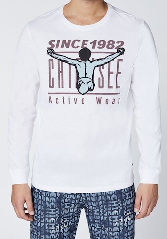 Sweat-shirt CHIEMSEE en blanc