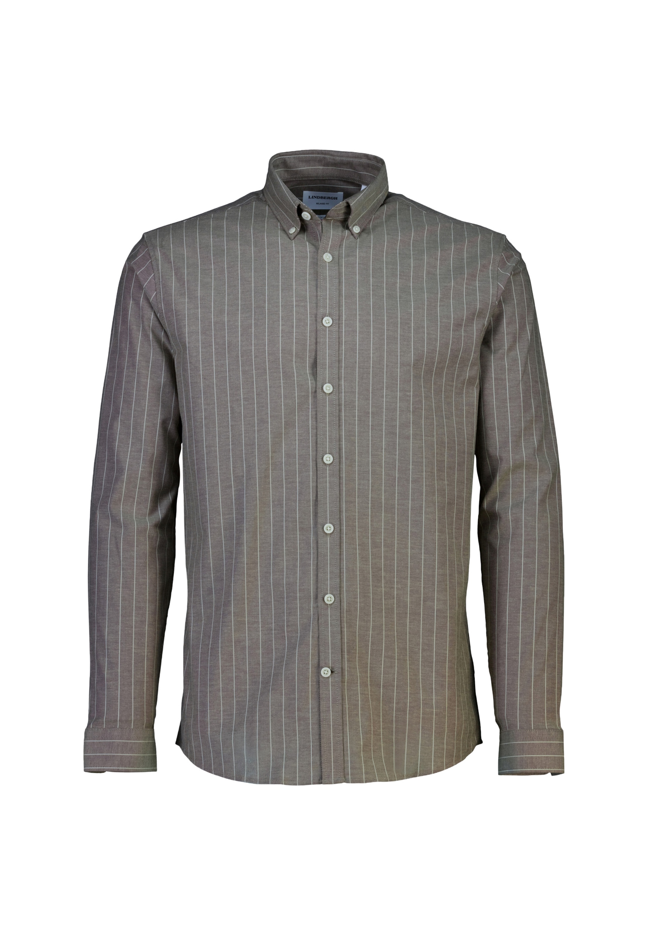 Lindbergh Slim Fit Paita värissä ruskea: etupuoli