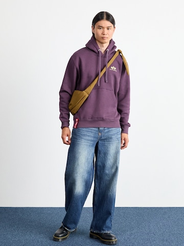 Regular fit Bluză de molton de la ALPHA INDUSTRIES pe mov