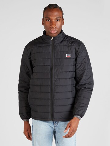 LEVI'S ® Prehodna jakna 'Richmond Packable Jacket' | črna barva: sprednja stran
