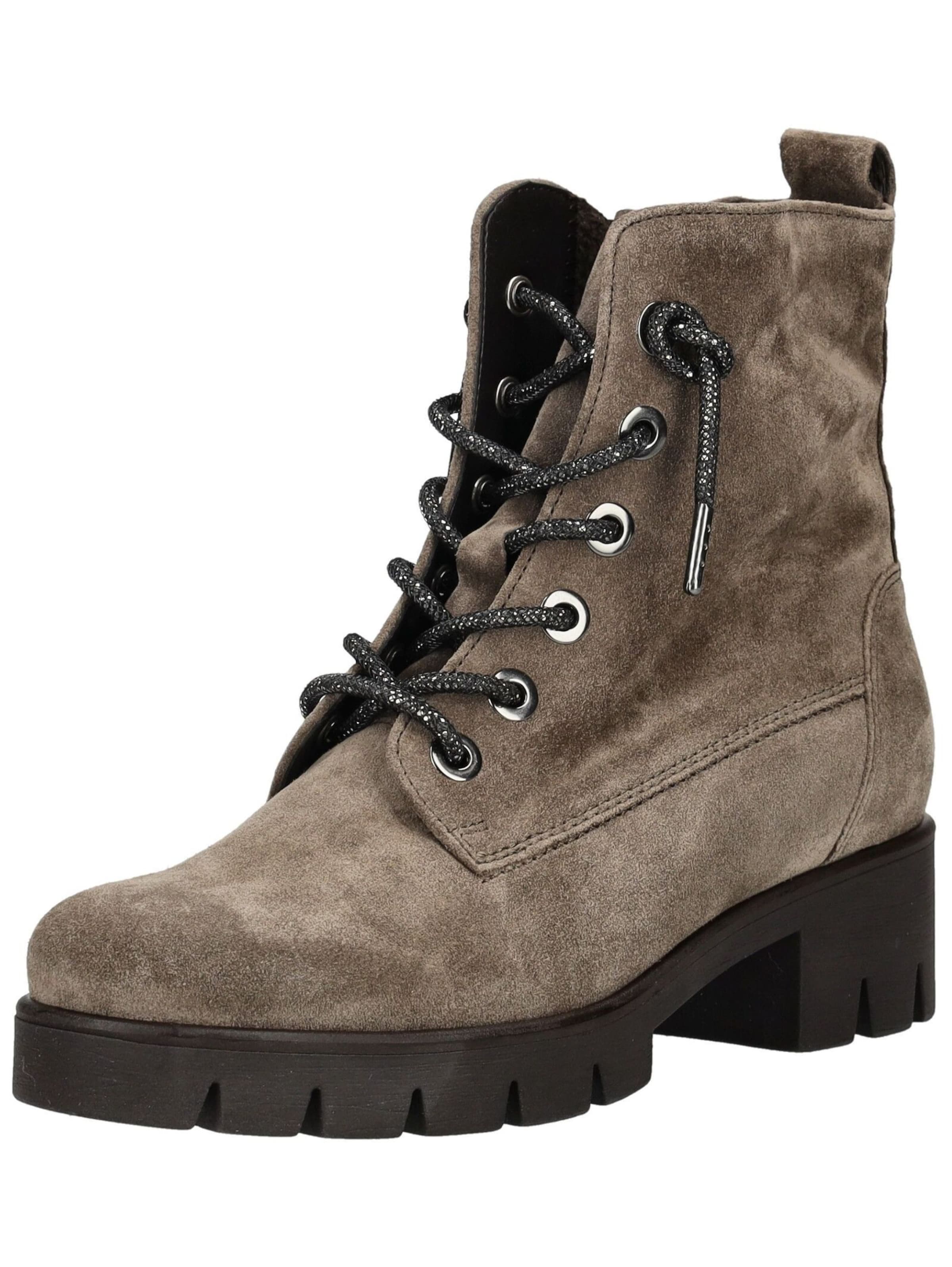 Stivaletto stringato di GABOR in marrone: frontale