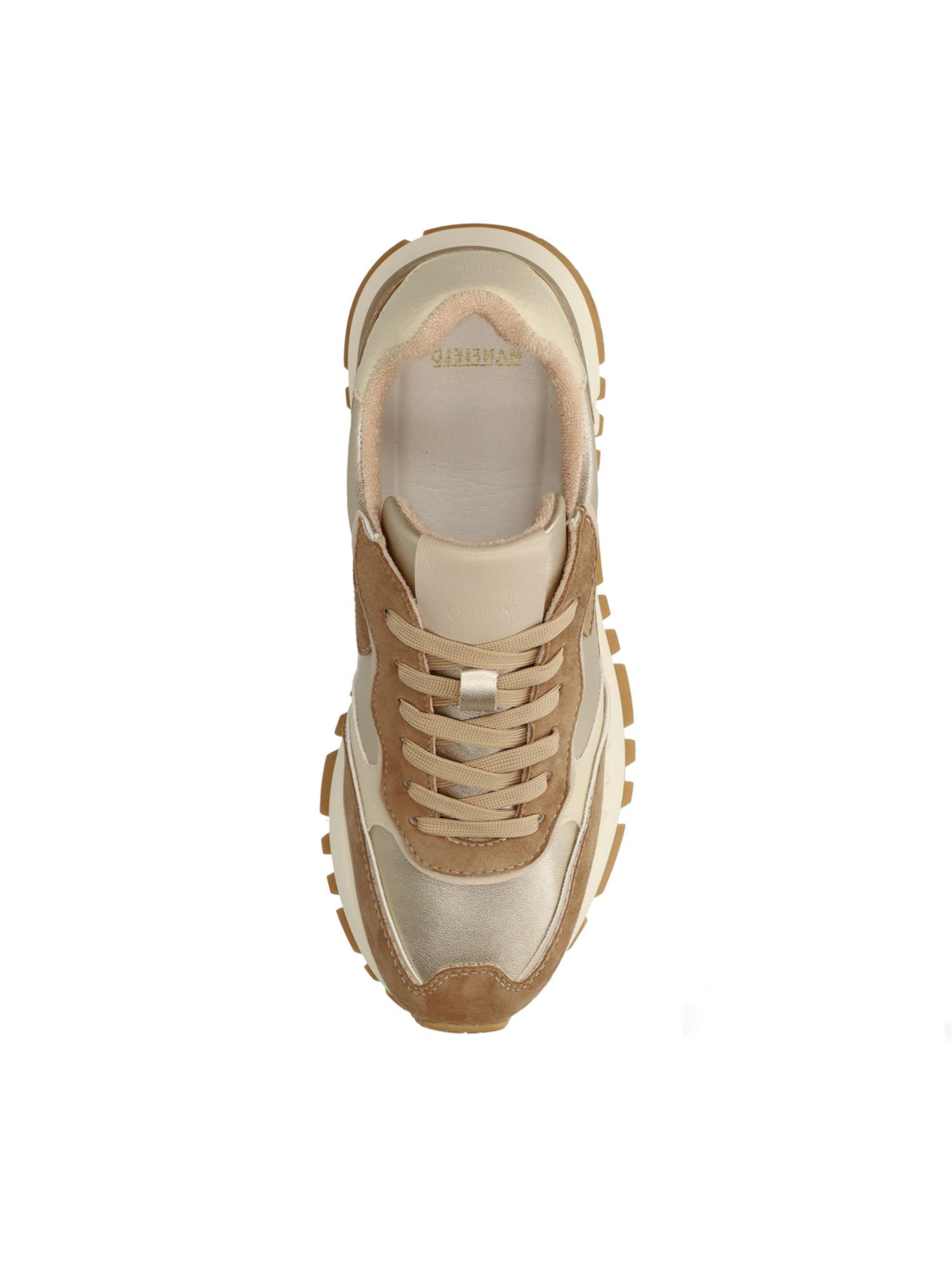 Baskets basses MANFIELD en or