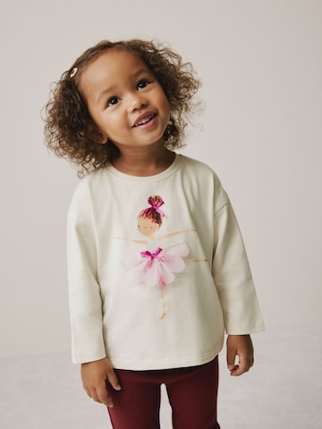 Next Shirt in Beige: voorkant