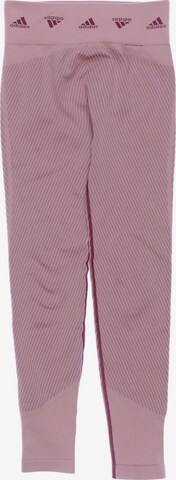 ADIDAS PERFORMANCE Pants in XXXS in Pink: front