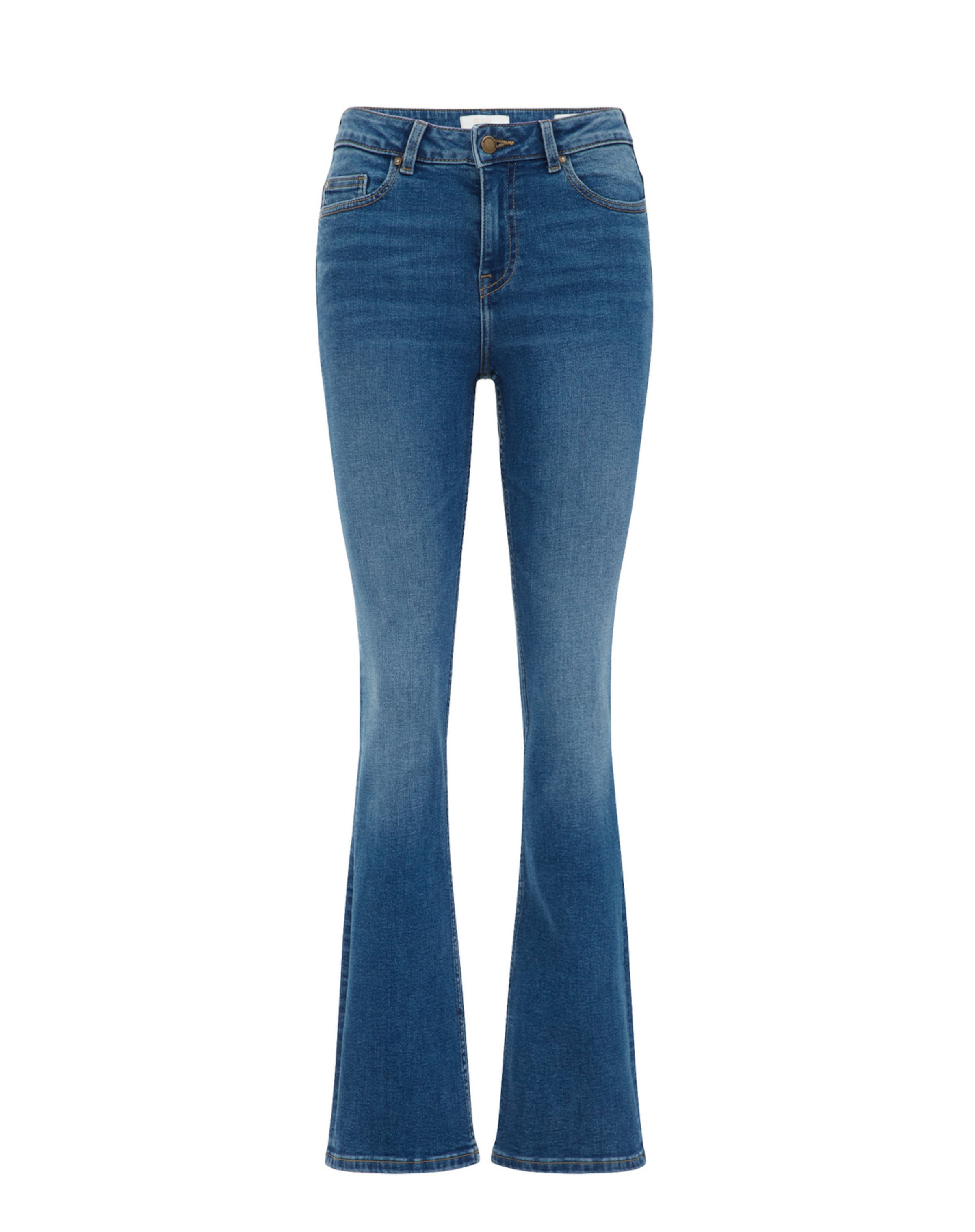 WE Fashion Boot cut Jeans in Blue: front