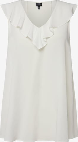 Ulla Popken Blouse in Wit: voorkant