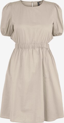 Robe PIECES en beige : devant