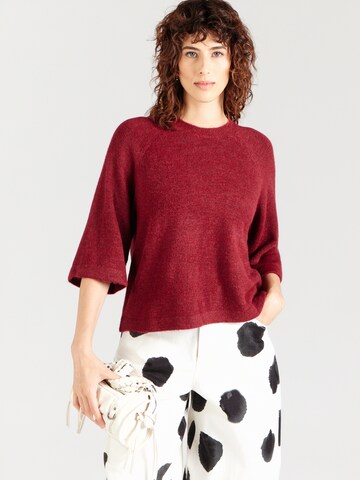 VERO MODA Свитер 'VMLEFILE' в Красный: спереди