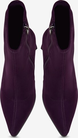 CESARE GASPARI Ankle Boots in Purple