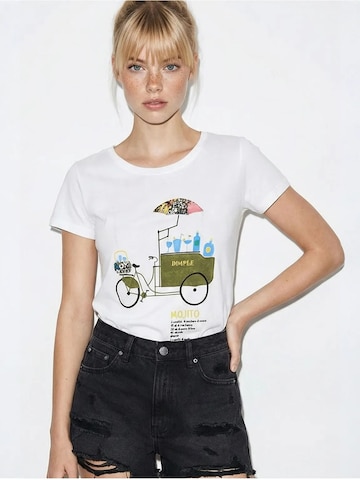 Bianco Lucci T-Shirts in Weiß