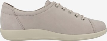 Chaussure de sport à lacets 'Soft 2.0' ECCO en beige