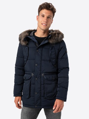 Superdry Зимняя парка 'Chinook' в Синий: спереди