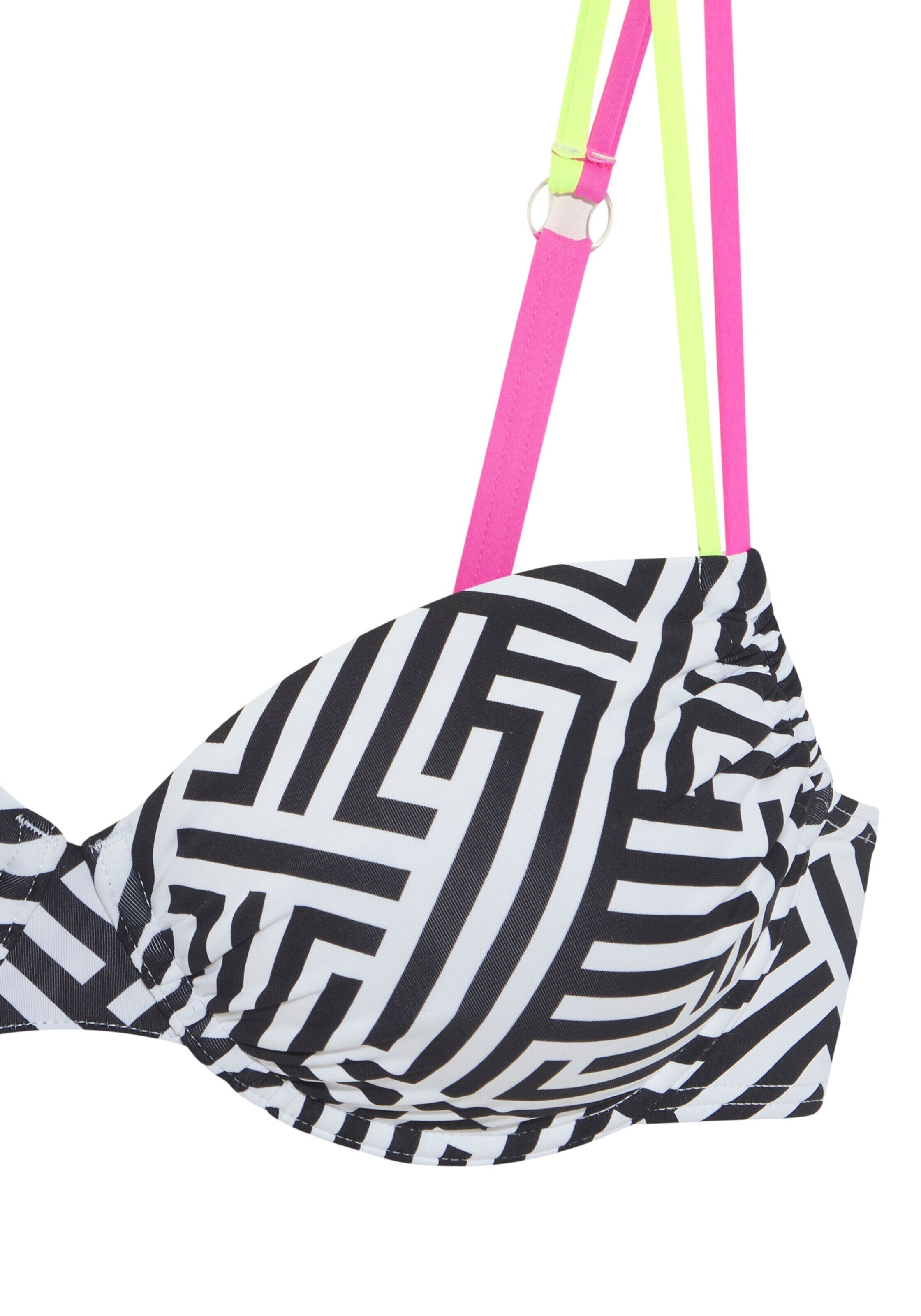 BUFFALO Balconette Bikinitop in Schwarz