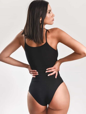 Maxte Bodysuit 'BASIC MAX Body Top Frauen 3er-Pack' in Black