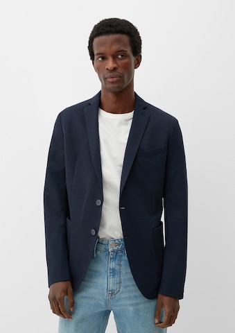 Coupe slim Veste de costume s.Oliver en bleu : devant