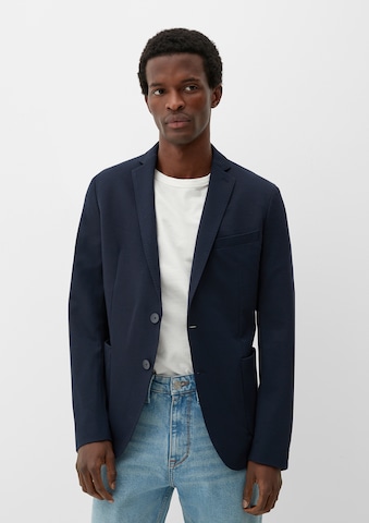 Coupe regular Veste de costume s.Oliver en bleu : devant