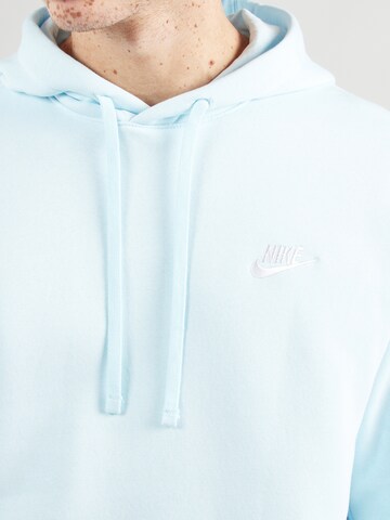 Nike Sportswear Klasický střih Mikina 'CLUB FLEECE' – modrá