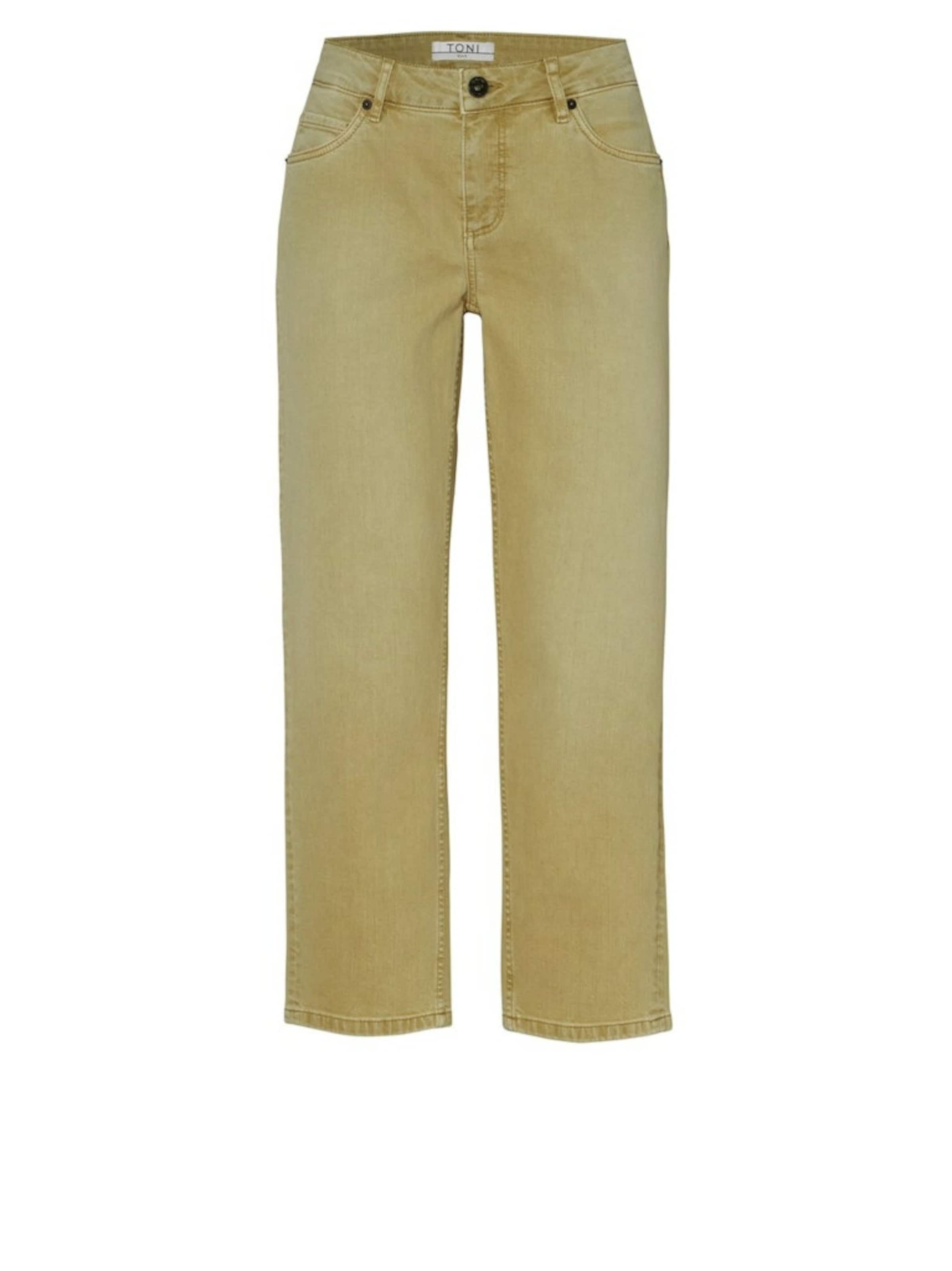 TONI Regular Jeans in Groen: voorkant
