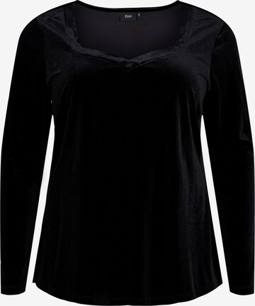 Zizzi Blouse 'LIVIA' in Black: front