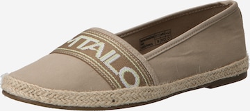 TOM TAILOR Espadrilles - zöld: elől